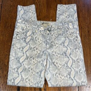 Democracy Justice Jeggings Snake Print Skinny Jeans sz 8